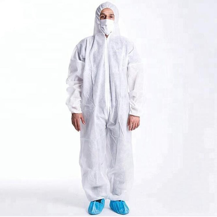 PP Tek Kullanımlık Kapşonlu Tulum