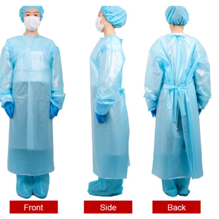 Elastik Manşetli Anti-Statik Tek Kullanımlık Cerrahi Önlük